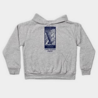 Tumbling Tower - Ox Blue Kids Hoodie